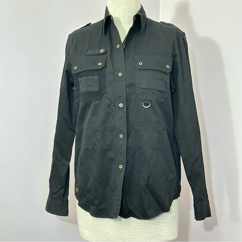 Ralph Lauren Black Safari Outfitters Utility Shirt - Picture 1 of 11